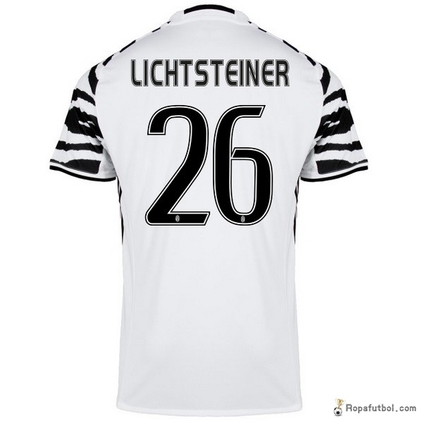 Camiseta Juventus Replica Tercera Ropa Lichtsteiner 2016/17 Blanco